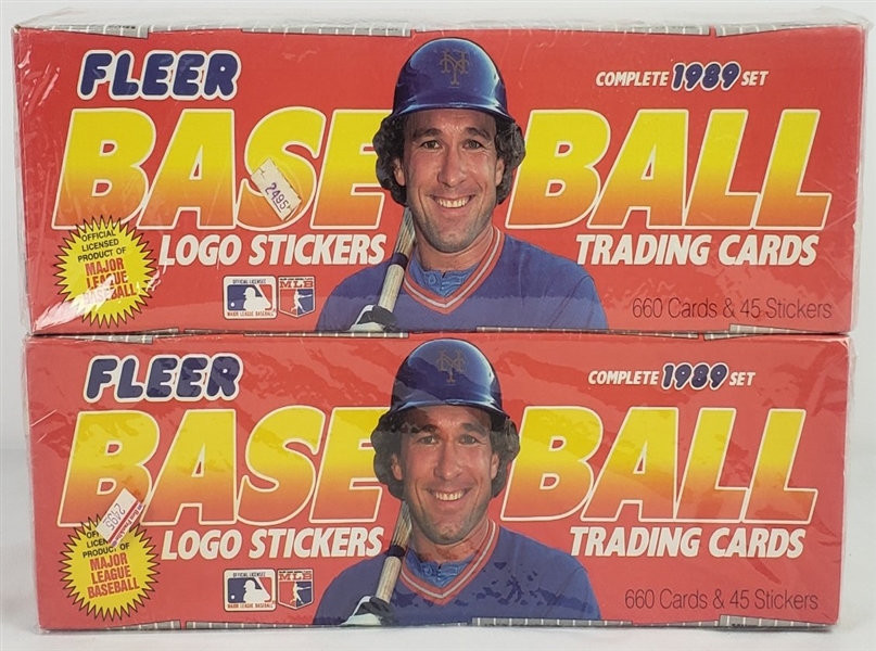 1989 Fleer Baseball Complete Sealed Sets (Lot of 2)