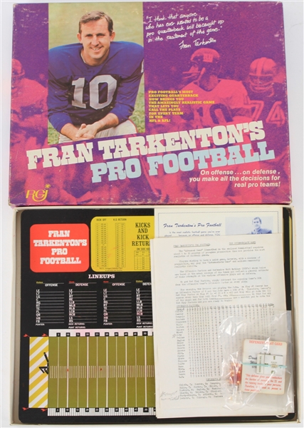 1960s Fran Tarkentons Pro Football Game 