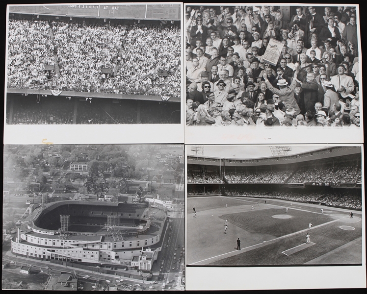 1959-68 Detroit Tigers Tiger Stadium Original 11" x 14" Photos - Lot of 6