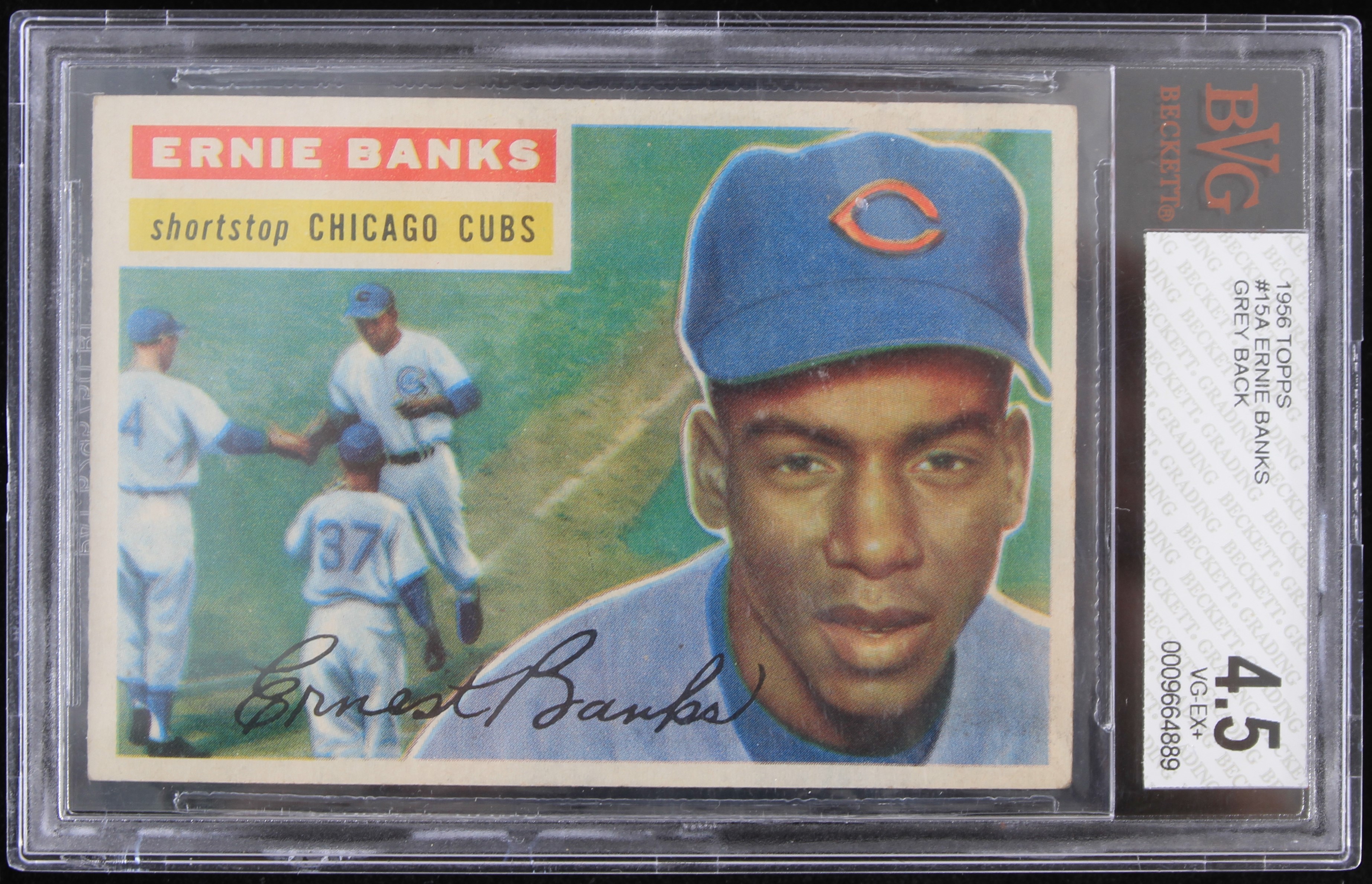 Lot Detail Ernie Banks Chicago Cubs Topps Trading Card