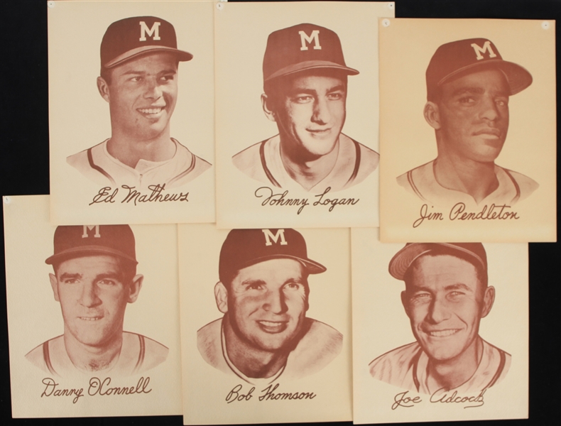 Lot Detail S Milwaukee Braves Preferred Products Autograph