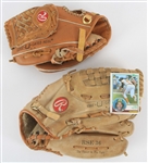 1980s Tony Gwynn San Diego Padres Memorabilia Collection - Lot of 3 w/ 1983 Topps #482 Rookie Trading Card & Player Endorsed Store Model Baseball Mitts