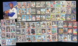 1960s-2000s New York Mets Baseball Trading Card Collection - Lot of 225 + Cleon Jones Signed Photo (JSA)