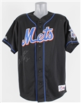 2000 Bobby Valentine New York Mets Signed Jersey w/ World Series Patch *JSA*