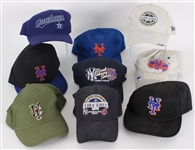 1980s-2000s New York Mets Cap Collection w/ Signed Nelson Figueroa Cap (Lot of 9)(JSA)