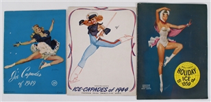 1944-59 Ice Capades & Holiday on Ice Programs - Lot of 3