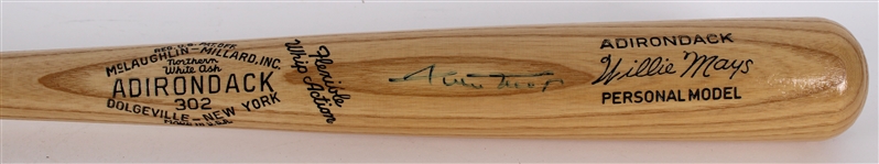 1990s Willie Mays San Francisco Giants Signed Adirondack Bat (JSA)