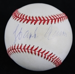 1989 Hank Aaron Al Downing Dual Signed ONL Coleman Hank Aaron 715 HR 25th Anniversary Baseball *JSA*