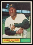 1961 Willie McCovey San Francisco Giants Topps Trading Card #517