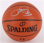 2019-24 Paul George Los Angeles Clippers Signed ONBA Silver Basketball *JSA*
