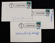 1920s-40s Buck Leonard James "Cool Papa" Bell and Ted "Double Duty" Radcliff Negro League Players Signed Envelopes (Lot of 3) (JSA)