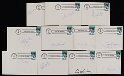 1940s-90s Stan Musial St. Louis Cardinals Robin Yount Milwaukee Brewers George Brett Kansas City Royals and More Signed Envelopes (Lot of 11) (JSA)