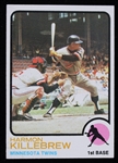 1973 Harmon Killebrew Minnesota Twins Topps Trading Card #170