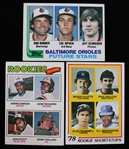 1977-1982 Andre Dawson, Paul Molitor, and Cal Ripken Jr. Topps Trading Cards (Lot of 3)