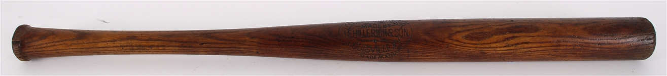 1897-1911 JF Hillerich & Son Louisville Slugger Professional Model Game Used Bat (MEARS LOA)