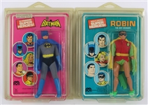 1977-79 US Edition Batman & Robin 7" Mego Figures in Original Packaging (MOC)