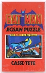 1973 Batman with Robin Boy Wonder Sealed Jigsaw Puzzle 8x13 w/ Neal Adams Art (MIB) Old Store Stock