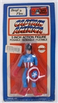 1972 Captain America Marvelmania MOC MEGO Bend n Flex 5" Posable Action Figure