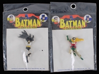 1966 Batman & Robin The Boy Wonder MOC Enamel Pins - Lot of 2