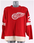 1977-79 Bill Lochead Detroit Red Wings Game Worn Road Jersey (MEARS LOA)