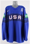 2022 Austin Watson Team USA IIHF Mens World Championship Hockey Jersey (MEARS LOA/MeiGray)