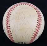 1987 Bill Murray Hollywood Actor Signed ONL White Baseball *JSA*