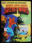 1984 Marvel Books Marvel Super Heroes Secret Wars Sticker Book