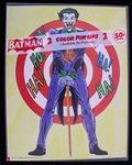 1966 Pack of 2 Batman and Joker 11"x14" Pin-ups In Original Packaging