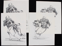 1981 Nick Galloway 11x14 Prints Featuring Steven Grogan, John Hannah & more (Lot of 12) 