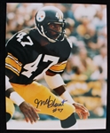 1970-1983 Mel Blount Pittsburgh Steelers Signed 8x10 Photo (JSA)