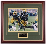 2007-10 Brandon Jackson Green Bay Packers Signed 20" x 21" Framed Photo Display (Legends of the Field)