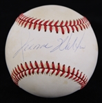 1989-90 Jerome Walton Chicago Cubs Signed ONL White Baseball (JSA)