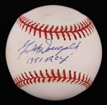 1995-99 Gil McDougald New York Yankees Signed OAL Budig Baseball **348**