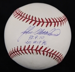 2000s John Wetteland New York Yankees Signed OML Selig Baseball (JSA) **207**