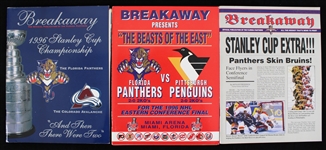 1996 Stanley Cup Breakaway Publications (Lot of 3)  