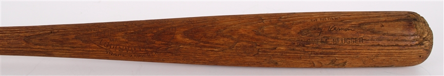 1943-47 Mickey Vernon Washington Nationals H&B Louisville Slugger Professional Model Game Used Bat (MEARS LOA)