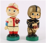 1964 Baseball & Football All Stars Vintage Nodders - Lot of 2 