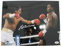 2010s Roberto Duran World Champion Boxer Signed 11" x 14" Photo *PSA/DNA*