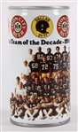 1980 Pittsburgh Steelers Team of the Decade Iron City Beer Empty Can 