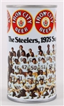 1975 Pittsburgh Steelers Super Bowl Champs Iron City Beer Empty Can