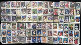 1989/90/91 Upper Deck Baseball Trading Cards Complete Sets - Lot of 3 w/ Ken Griffey Jr., Randy Johnson, Larry Walker, Sammy Sosa, Chipper Jones & Jeff Bagwell Rookie Cards 