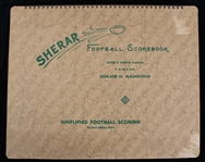 1951 Sherar Football Scoring System Scorebook