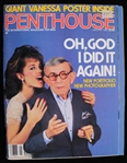 1985 Penthouse Magazine Featuring Vanessa Williams with George Burns