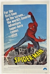 1977 Spider-Man Columbia Pictures 27x41 Onsite Original Theatre Poster "Starring Nicholas Hammond"