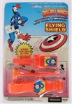 1984 Captain America MOC Flying Shield with Wrist Launching Action by Fleetwood