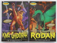 2000 Rodan & King Ghidorah MIB Model Kits by Aurora - Lot of 2