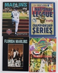 1997 Florida Marlins World Champions Magazines and Programs (Lot of 4)