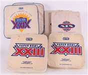 1980-90s Super Bowl Seat Cushions (Lot of 6)