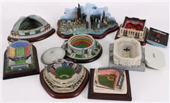 2000s Danbury Mint Stadium Replicas Including Soldier Field & more (Lot of 8)