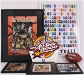 1970s-2000s NBA 26x38 Framed Jerseys Poster, Milwaukee Bucks Print & more (Lot of 7)